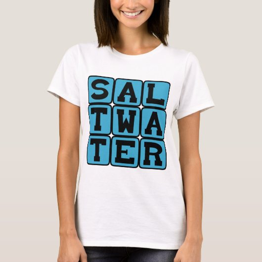 Zout water t-shirt (Voorkant)