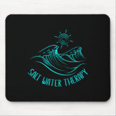 Zout Water Therapie Strand Lover Ocean Waves Zomer Muismat (Voorkant)