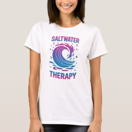 Zout water therapie, zomervakantie t-shirt