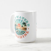 Zout Water & Zonneschijn 15oz Coffee Mok (Voorkant links)
