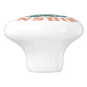 Zout water & zonneschijn ronde knop (Zijkant)
