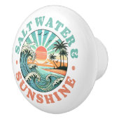 Zout water & zonneschijn ronde knop (Rechts)