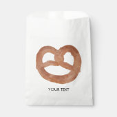 Zout Zachte Pretzel Aangepaste Tekst Bedankzakje (Voorkant)