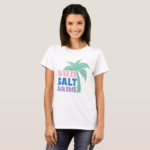 Zout Zand Boho Retro Zomer T-shirt