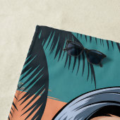 Zout Zand Zomer Vibe Strand Palmbomen Vogels Strandlaken (In situ)