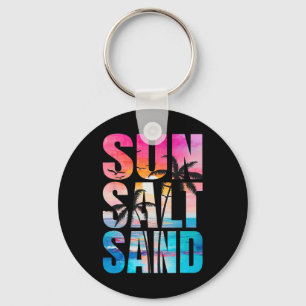 Zout Zand Zomervakantie Hawaii Strand Funny F Sleutelhanger