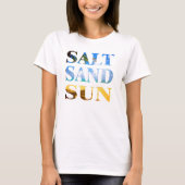Zout Zand Zon Zomer Strand Top Design (Voorkant)