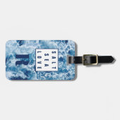 Zout Zee en liefde Bagagelabel (Voorkant horizontaal)