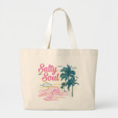 Zout Ziel Grote Tote Bag (Voorkant)