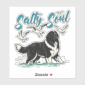 Zout Ziel – Newfoundland Kust Design Sticker (Vel)