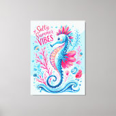 Zout Zomer Vibes Canvas Afdruk (Voorkant)