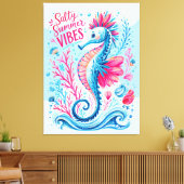 Zout Zomer Vibes Canvas Afdruk (Insitu (Woonkamer))