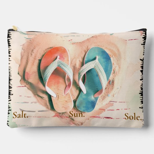 Zout Zon Zool Flip Flop Strand Ritszak Etui (Voorkant)
