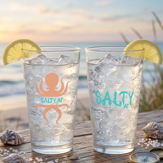Zoute AF Octopus Glas