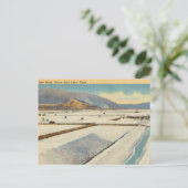 Zoute Beds, Great Salt Lake, Utah Briefkaart (Staand voorkant)