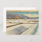 Zoute Beds, Great Salt Lake, Utah Briefkaart (Voorkant / Achterkant)