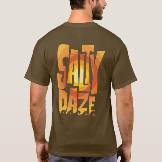 Zoute Daze Sunny Daze Beach Vibes T-shirt (Achterkant)