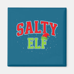 Zoute Elf Kerst Familie Matching Groep Kerstmis  Magneet