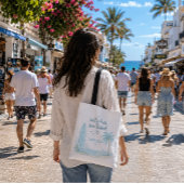 Zoute Haar Zon Gekuste Strand Tote Tas