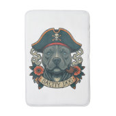 Zoute Hond Pitbull Badmat (Voorkant Verticaal)