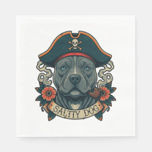 Zoute hond Pitbull Servet