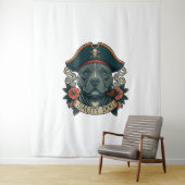 Zoute hond Pitbull Wandkleed (In situ)