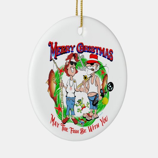 Zoute kerst keramisch ornament (Rechts)