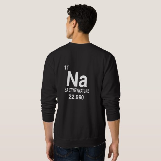 Zoute Natriumtrui van nature Trui (Achterkant volledig)