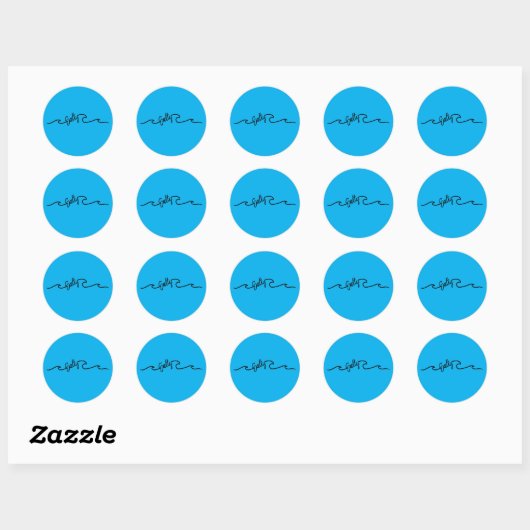 Zoute Ocean Wave Sticker (Vel)