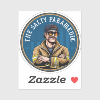 Zoute paramedische HD Blue Sticker