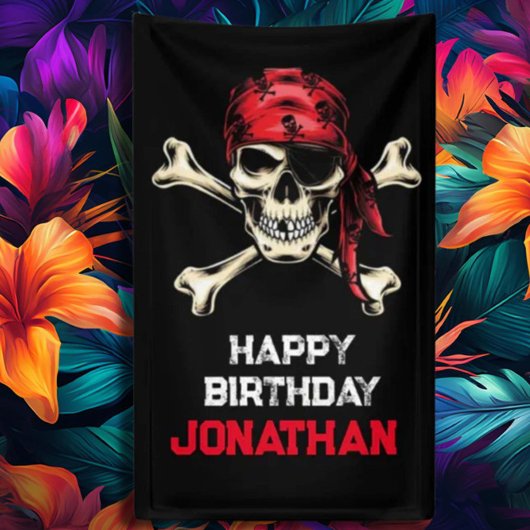 zoute piratenpartij spandoek