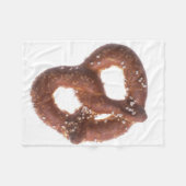 Zoute pretzel fleece deken (Voorkant (Horizontaal))