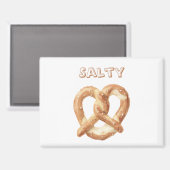 Zoute Pretzel Magneet (Voorkant / Achterkant)