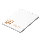 Zoute Pretzel Notitieblok (Linkerzijde)