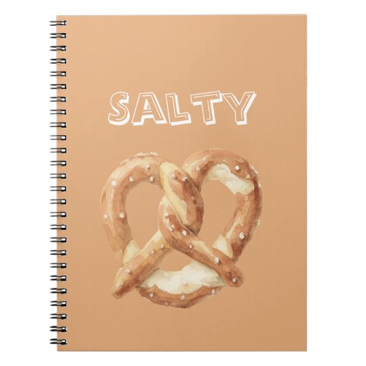 Zoute Pretzel   Notitieboek (Voorkant)