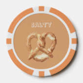 Zoute Pretzel   Poker Chips (Voorkant)