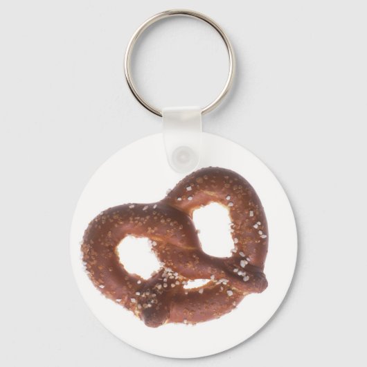Zoute pretzel sleutelhanger (Voorkant)