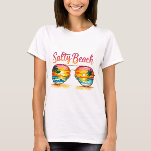 Zoute Strand  T-shirt (Voorkant)