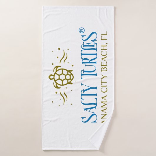 Zoute Turtles® badhanddoek Bad Handdoek (Badhanddoek)