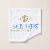 Zoute Turtles® badhanddoek Bad Handdoek (Wasdoekje)