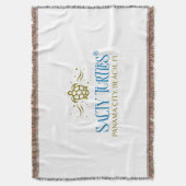 Zoute Turtles® Gooi Deken (Voorkant Verticaal)