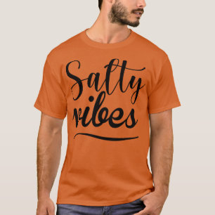 Zoute Vibes Fun Surf Zomerstrand Ontwerp 1 T-shirt