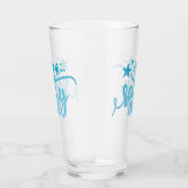 Zoute Vibes Ocean Beach Pint Glass Glas (Rechts)