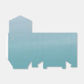 Zoute Waterverf Zee Foam Blauw Groen Custom Favor Bedankdoosjes (Uitgevouwen)