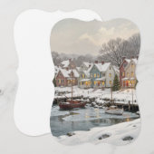 zoute winterlucht kaart (Voorkant / Achterkant)