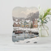 zoute winterlucht kaart (Staand voorkant)