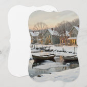 zoute winterlucht kaart (Voorkant / Achterkant)