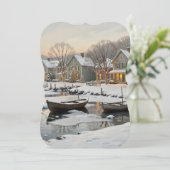zoute winterlucht kaart (Staand voorkant)