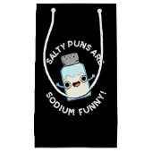 Zoute woordspelingen zijn natrium grappige zout wo klein cadeauzakje (Voorkant)