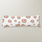 Zoute zachte Waterverf Pretzelpatroon Lichaamskussen (Achterkant)